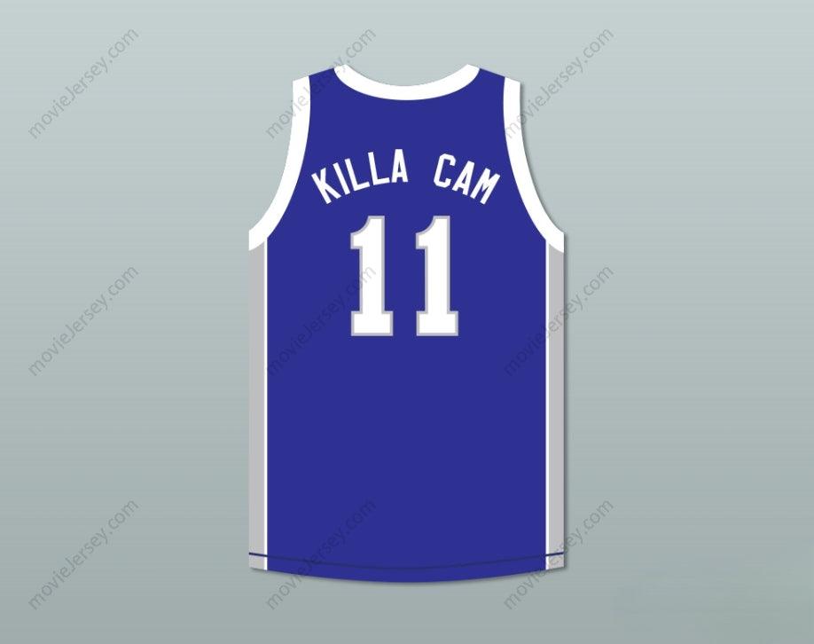 CUSTOM ANY Name Number RAPPER CAMERON 'KILLA CAM' GILES 11  CENTER RAMS BLUE BASKETBALL JERSEY Top Stitched S-6XL