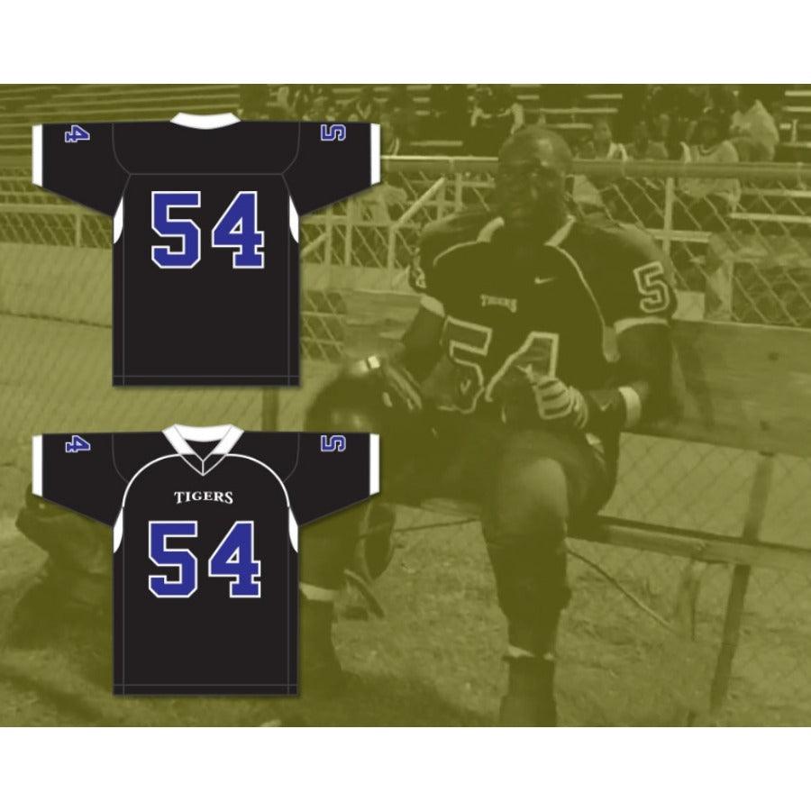 CUSTOM ANY Name Number MONTRAIL MONEY BROWN 54 MANASSAS TIGERS HIGH SCHOOL Football Jersey Top Stitched S-6XL