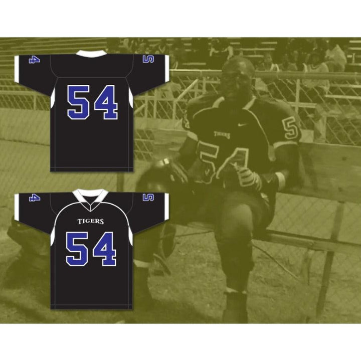 CUSTOM ANY Name Number MONTRAIL MONEY BROWN 54 MANASSAS TIGERS HIGH SCHOOL Football Jersey Top Stitched S-6XL