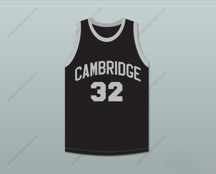 CUSTOM ANY Name Number PATRICK EWING 32 CAMBRIDGE RINDGE AND LATIN SCHOOL FALCONS BLACK BASKETBALL JERSEY Top Stitched S-6XL