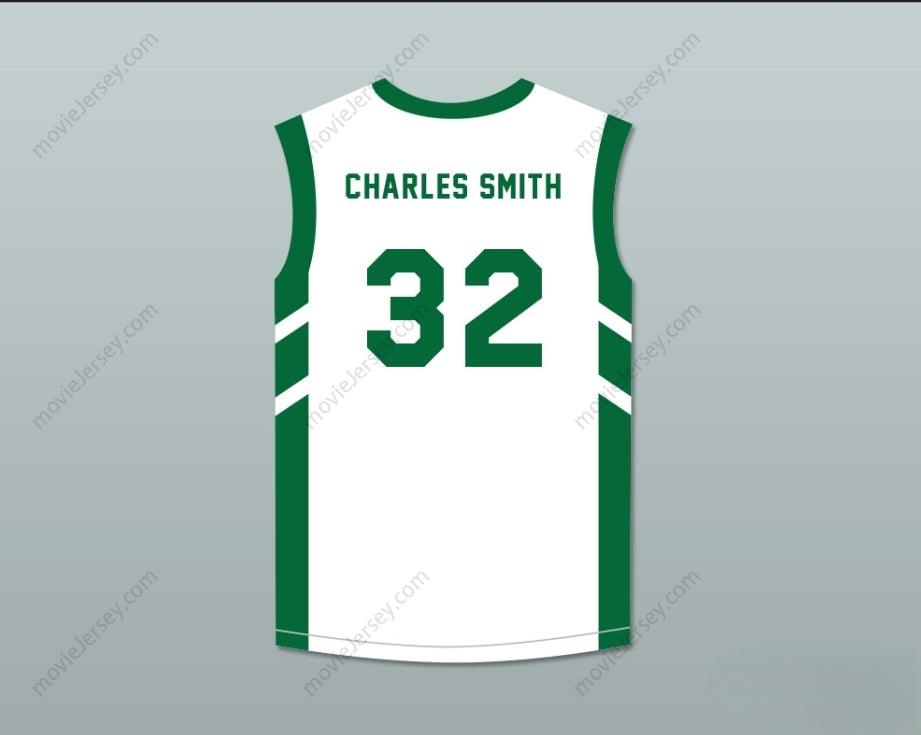 CUSTOM ANY Name Number CHARLES SMITH 32 WHITE BASKETBALL JERSEY DENNIS RODMAN'S BIG BANG IN PYONGYANG Top Stitched S-6XL