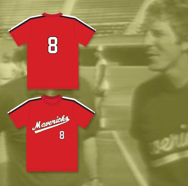 Custom Any Name Number FRANK PETERS 8   BASEBALL JERSEY THE BATTERED BASTARDS OF BASEBALL Top Stitched S-6XL