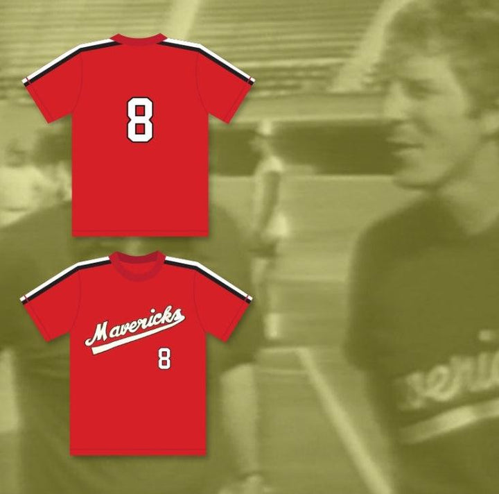 Custom Any Name Number FRANK PETERS 8   BASEBALL JERSEY THE BATTERED BASTARDS OF BASEBALL Top Stitched S-6XL