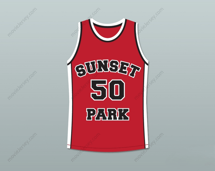 CUSTOM ANY Name Number PLAYER 50 SUNSET PARK BASKETBALL JERSEY STITCH SEWN Top Stitched S-6XL