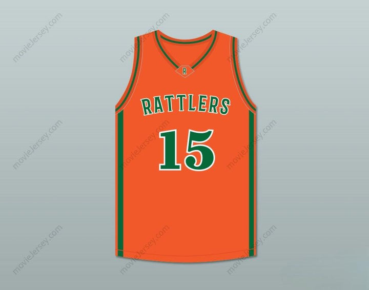 CUSTOM ANY Name Number DEMARCUS COUSINS 15 LEFLORE HIGH SCHOOL RATTLERS ORANGE BASKETBALL JERSEY DRAKE- IN MY FEELINGS Top Stitched S-6XL