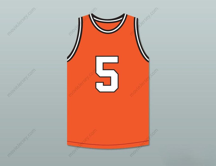 CUSTOM ANY Name Number LAMBEAU FIELDS 5 ORANGE PRISON BASKETBALL JERSEY THE COMEBACKS Top Stitched S-6XL