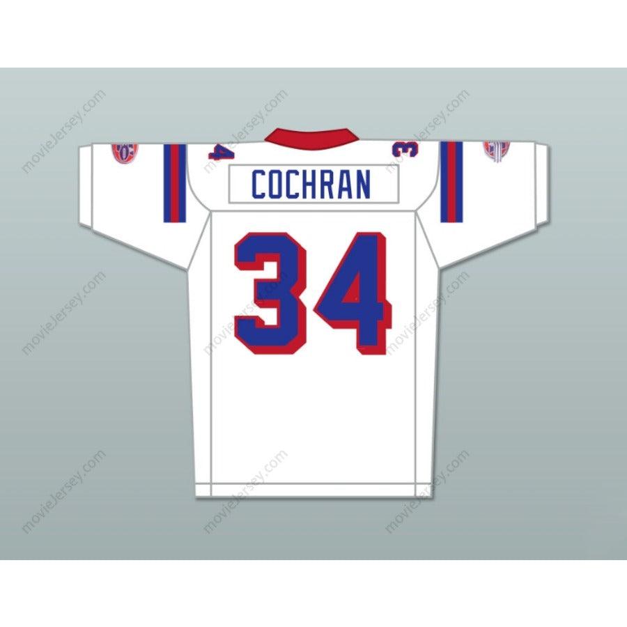 CUSTOM ANY Name Number WALTER COCHRAN 34 WASHINGTON SENTINELS HOME Football Jersey Top Stitched S-6XL
