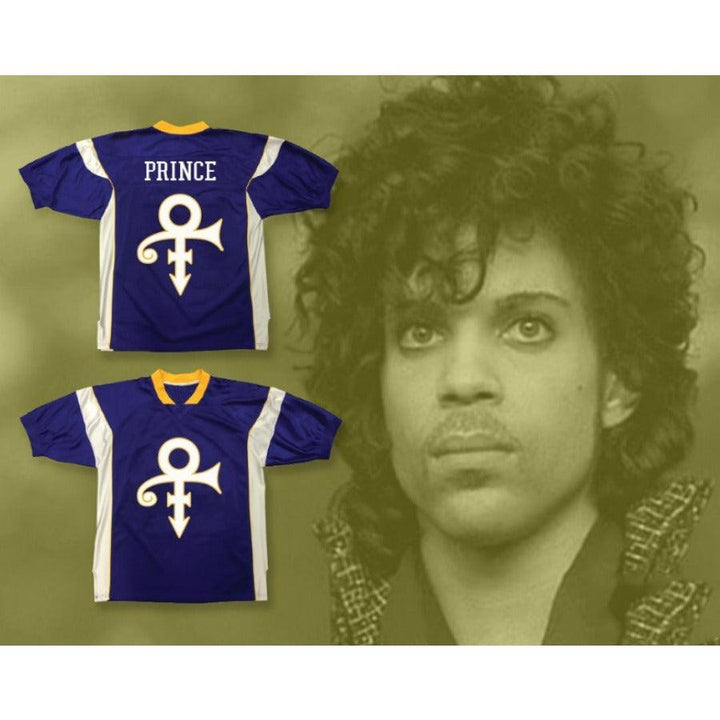 CUSTOM ANY Name Number PRINCE TRIBUTE MINNESOTA PURPLE RETRO Football Jersey Top Stitched S-6XL