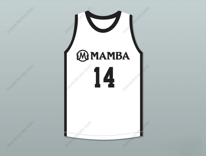 CUSTOM ANY Name Number PAYTON 14 MAMBA BALLERS WHITE BASKETBALL JERSEY Top Stitched S-6XL