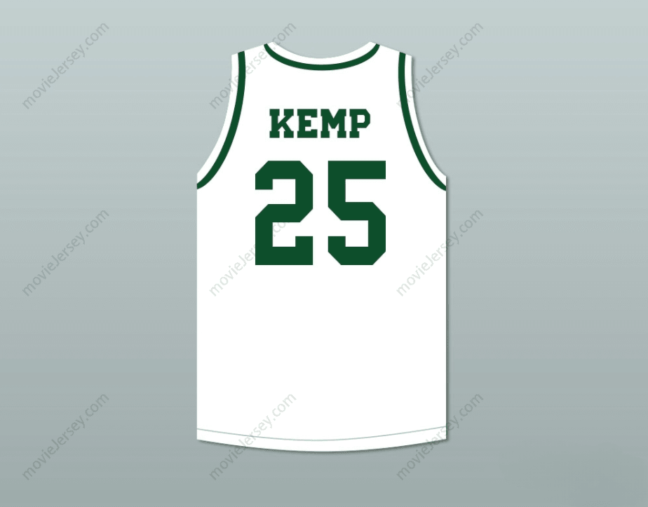 CUSTOM ANY Name Number SHAWN KEMP 25 CONCORD JUNIOR HIGH SCHOOL WHITE BASKETBALL JERSEY Top Stitched S-6XL