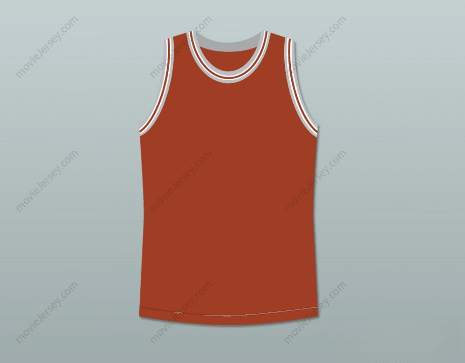 CUSTOM ANY Name Number PHILIP SEYMOUR HOFFMAN SANDY LYLE ALONG CAME POLLY DARK ORANGE BASKETBALL JERSEY Top Stitched S-6XL