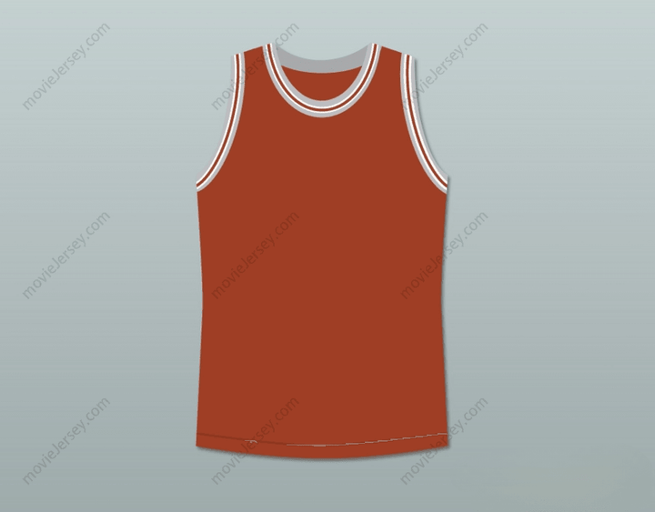 CUSTOM ANY Name Number PHILIP SEYMOUR HOFFMAN SANDY LYLE ALONG CAME POLLY DARK ORANGE BASKETBALL JERSEY Top Stitched S-6XL