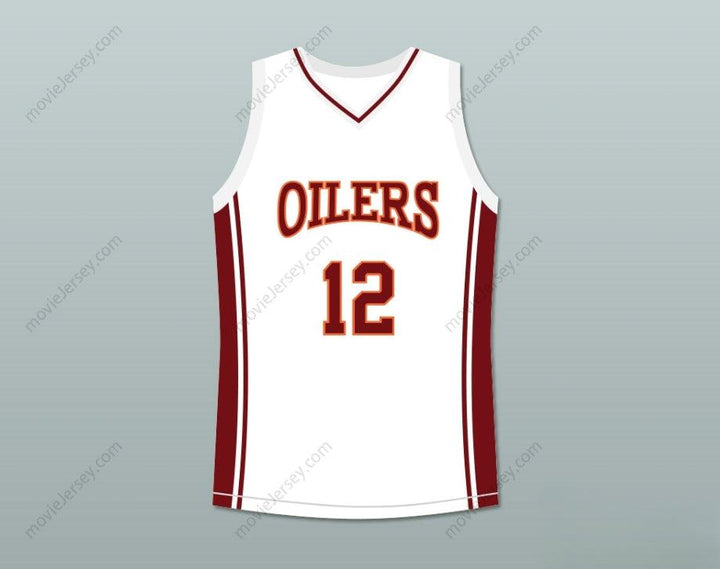 CUSTOM ANY Name Number ROBERT RI'CHARD DAMIEN CARTER 12 RICHMOND OILERS AWAY BASKETBALL JERSEY COACH CARTER Top Stitched S-6XL