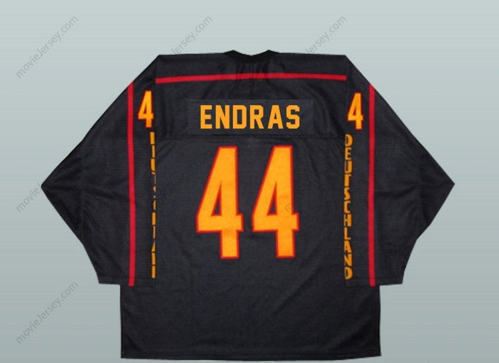 Custom Any Name Number Dennis Endras Germany National Team Hockey Jersey Any Name or Number Top Stitched S-6XL
