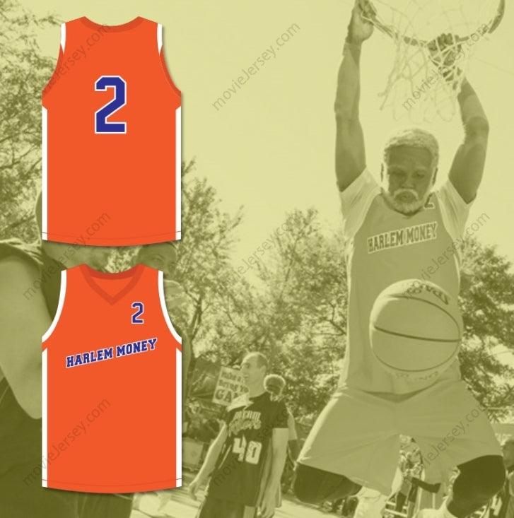 CUSTOM ANY Name Number KYRIE IRVING UNCLE DREW 2 HARLEM MONEY BASKETBALL JERSEY UNCLE DREW Top Stitched S-6XL