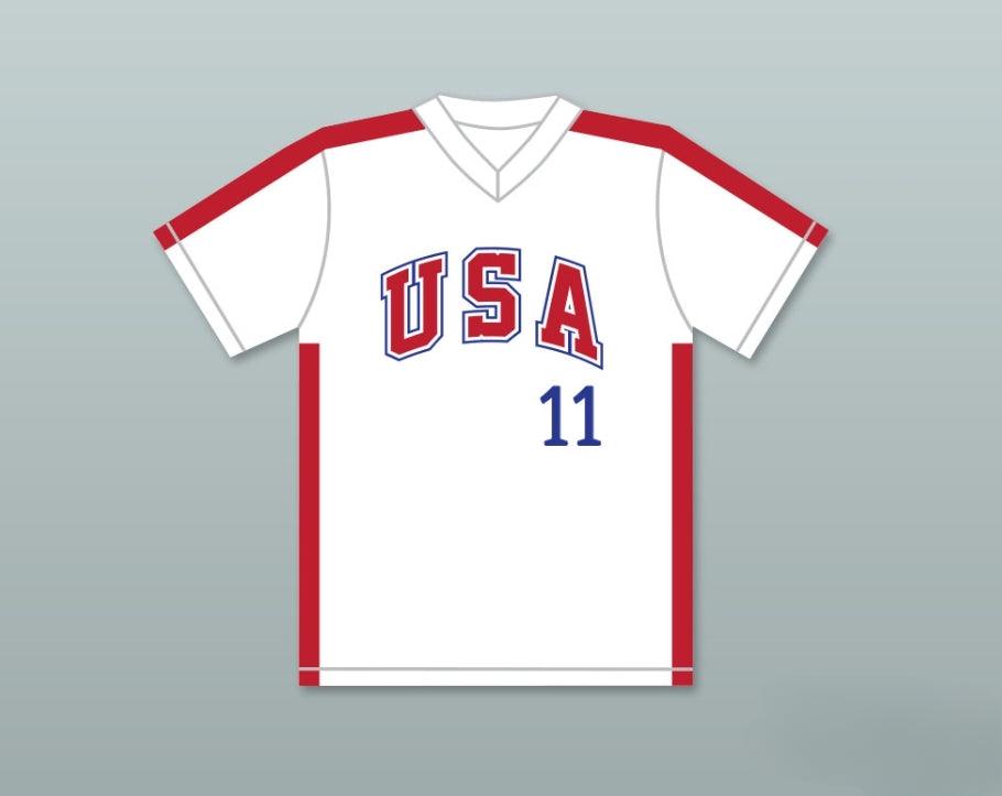 Custom Any Name Number MIKE DUNNE 11 1984 USA TEAM WHITE BASEBALL JERSEY Top Stitched S-6XL
