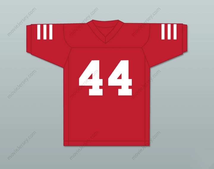 CUSTOM ANY Name Number JULIAN EDELMAN 44 REDWOOD CITY  RED FOOTBALL JERSEY Top Stitched S-6XL