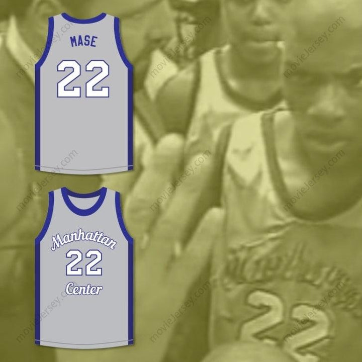 CUSTOM ANY Name Number RAPPER MASE 22  CENTER RAMS BASKETBALL JERSEY Top Stitched S-6XL