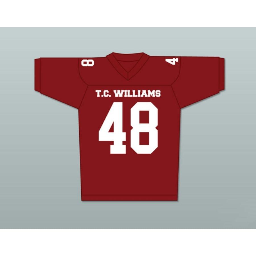 CUSTOM ANY Name Number ALAN BOSLEY 48 T. C. WILLIAMS HIGH SCHOOL TITANS FOOTBALL JERSEY RYAN GOSLING Top Stitched S-6XL