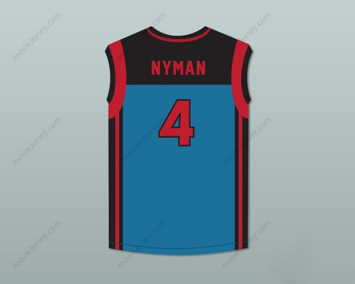 CUSTOM ANY Name Number NYMAN 4 CHARLOTTE BANSHEES AWAY BASKETBALL JERSEY WITH WUBA PATCH JUWANNA MANN Top Stitched S-6XL