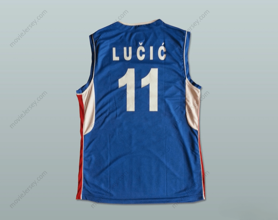 CUSTOM ANY Name Number VLADIMIR LUCIC 11 SERBIA BASKETBALL JERSEY STITCH SEWN Top Stitched S-6XL