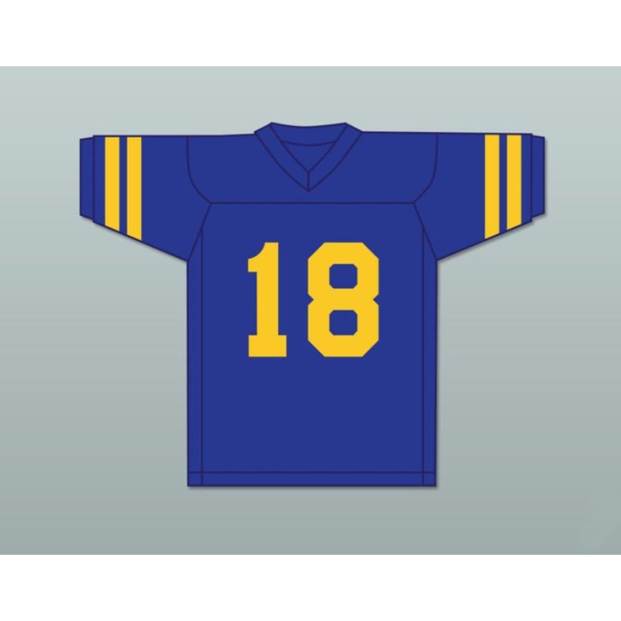 CUSTOM ANY Name Number RUBEN AMARO JR. 18 WILLIAM PENN ACADEMY QUAKERS BLUE Football Jersey Top Stitched S-6XL