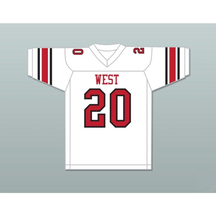 CUSTOM ANY Name Number GREG CIMA 20 WEST HIGH SCHOOL FOOTBALL JERSEY WINDRUNNER Top Stitched S-6XL