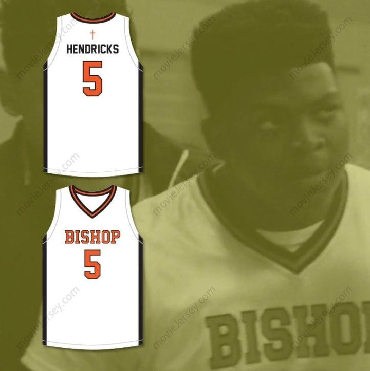 CUSTOM ANY Name Number CHUBBS HENDRICKS 5 BISHOP HAYES TIGERS WHITE BASKETBALL JERSEY THE WAY BACK Top Stitched S-6XL