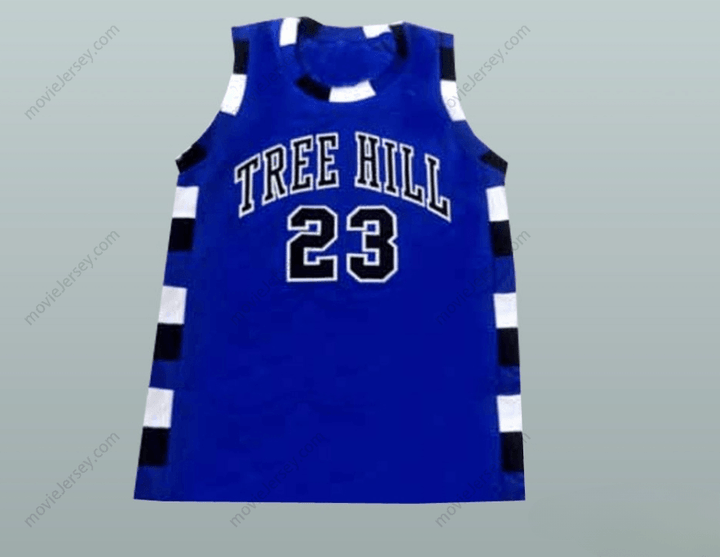 CUSTOM ANY Name Number NATHAN SCOTT 23 ONE TREE HILL RAVENS BLUE BASKETBALL JERSEY ANY PLAYER Top Stitched S-6XL