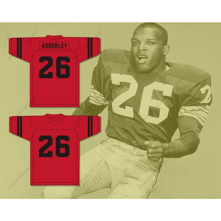 CUSTOM ANY Name Number HERB ADDERLEY 26 NORTHEAST HIGH SCHOOL VIKINGS Football Jersey Top Stitched S-6XL