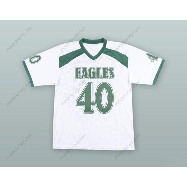 CUSTOM ANY Name Number BRAXTON MILLER 40  HIGH SCHOOL WHITE FOOTBALL JERSEY Top Stitched S-6XL