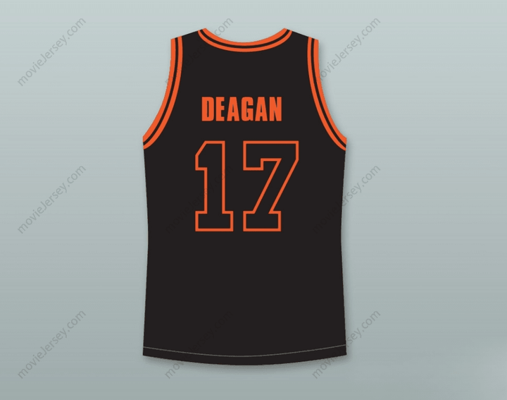 CUSTOM ANY Name Number RICK FOX CHICK DEAGAN 17 TECH U BLACK BASKETBALL JERSEY HE GOT GAME Top Stitched S-6XL