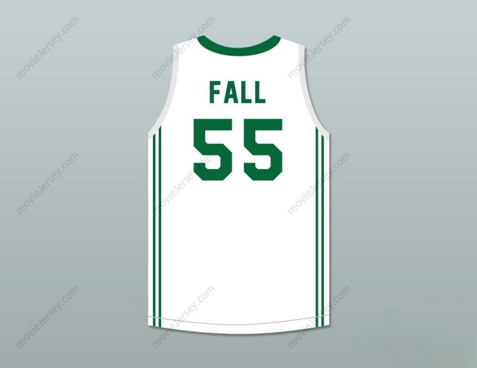 CUSTOM ANY Name Number TACKO FALL 55   WHITE BASKETBALL JERSEY Top Stitched S-6XL