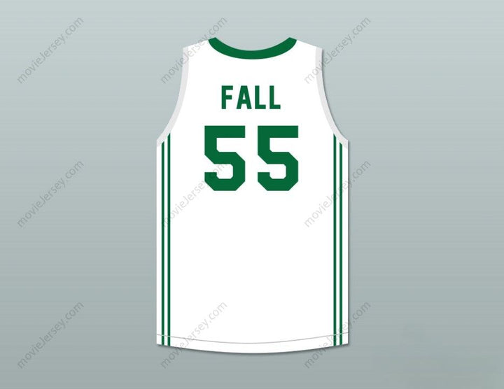 CUSTOM ANY Name Number TACKO FALL 55   WHITE BASKETBALL JERSEY Top Stitched S-6XL