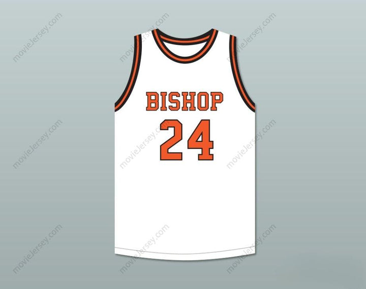 CUSTOM ANY Name Number JACK CUNNINGHAM 24 BISHOP HAYES TIGERS WHITE BASKETBALL JERSEY THE WAY BACK Top Stitched S-6XL