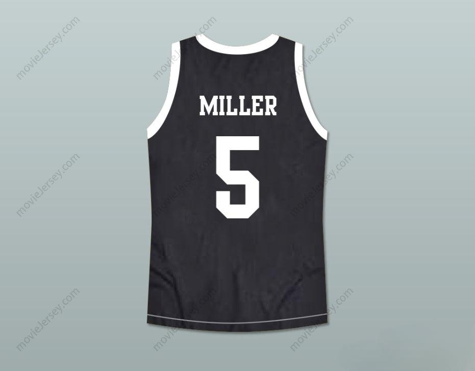 CUSTOM ANY Name Number HANGIN' WITH MR. COOPER REGGIE MILLER 5 OAKBRIDGE PENGUINS HIGH SCHOOL BASKETBALL JERSEY Top Stitched S-6XL