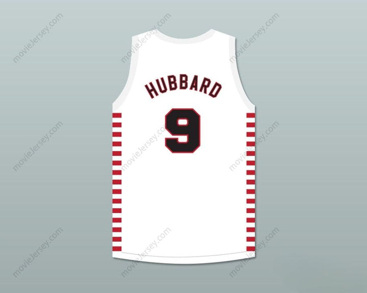 CUSTOM ANY Name Number BOB HUBBARD 9 PROVIDENCE STEAMROLLERS WHITE BASKETBALL JERSEY WITH PATCH 1 Top Stitched S-6XL