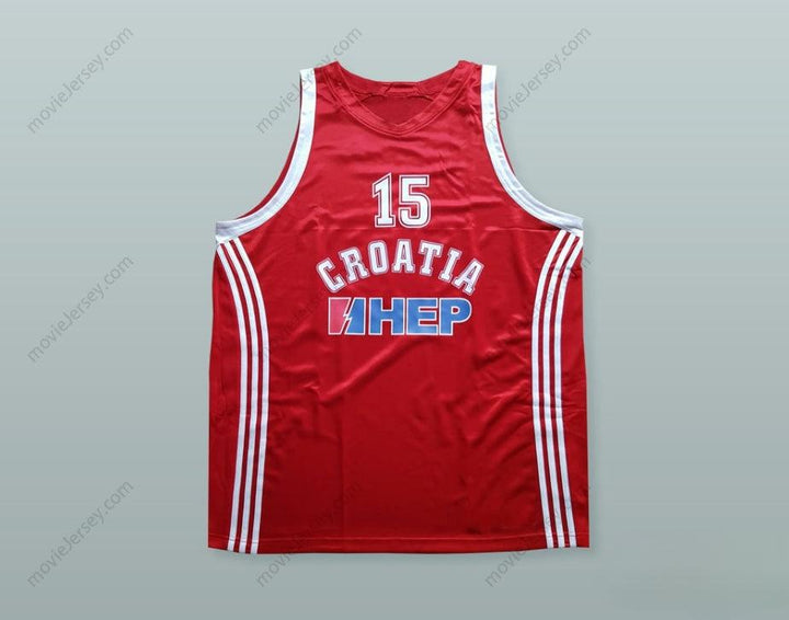 CUSTOM ANY Name Number DARIO SARIC 15 CROATIA BASKETBALL JERSEY Top Stitched S-6XL