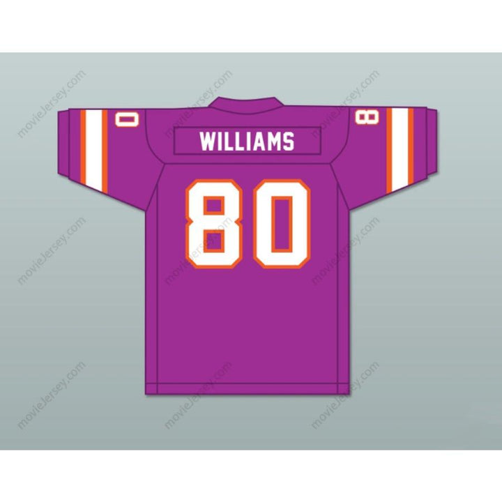 CUSTOM ANY Name Number 1974-75 WFL DAVE WILLIAMS 80 SOUTHERN CALIFORNIA SUN HOME FOOTBALL JERSEY Top Stitched S-6XL