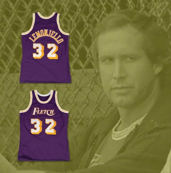 CUSTOM ANY Name Number FLETCH ALIAS SERIES PETER LEMONJELLO 32 BASKETBALL JERSEY Top Stitched S-6XL