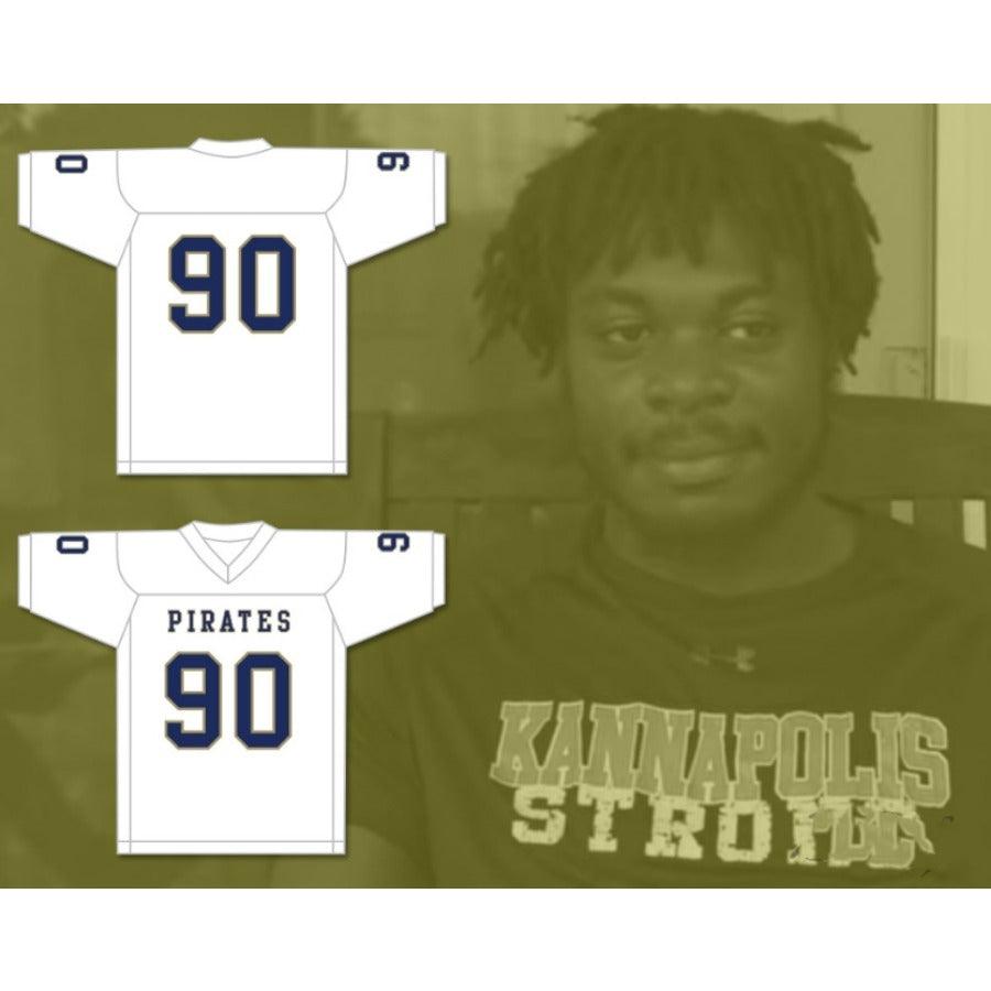 CUSTOM ANY Name Number DANTRELL BARKLEY 90 INDEPENDENCE COMMUNITY COLLEGE PIRATES Football Jersey Top Stitched S-6XL