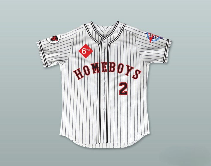 Custom Any Name Number WARREN G 2 HOMEBOYS PINSTRIPED BASEBALL JERSEY 6TH ANNUAL ROCK N' JOCK SOFTBALL CHALLENGE 1995 Top Stitched S-6XL