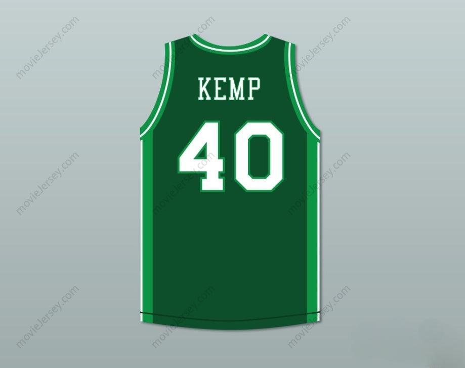 CUSTOM ANY Name Number SHAWN KEMP 40 CONCORD HIGH SCHOOL MINUTEMEN GREEN BASKETBALL JERSEY Top Stitched S-6XL