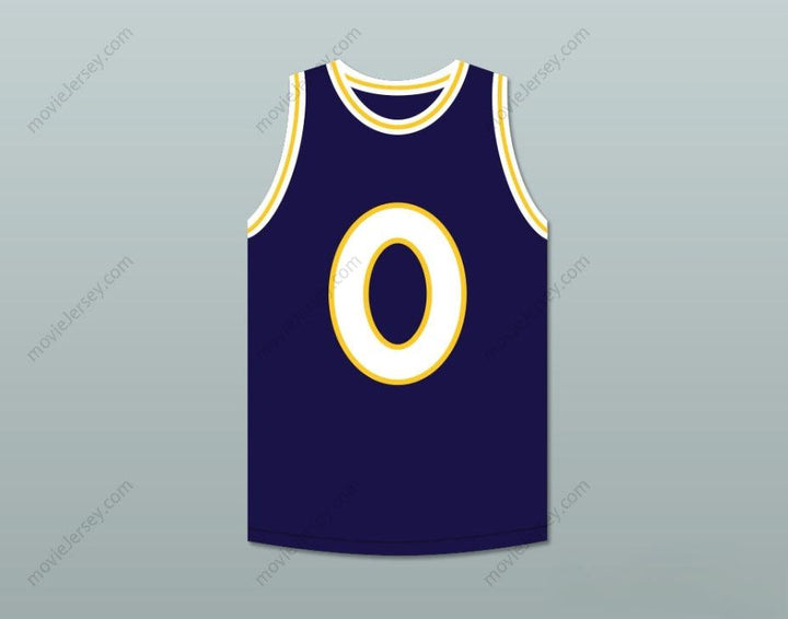 CUSTOM ANY Name Number COOLIO 0 MONSTARS DARK BLUE BASKETBALL JERSEY HIT EM HIGH Top Stitched S-6XL