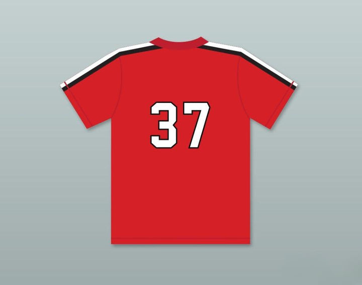Custom Any Name Number GENE LANTHORN 37   BASEBALL JERSEY THE BATTERED BASTARDS OF BASEBALL Top Stitched S-6XL