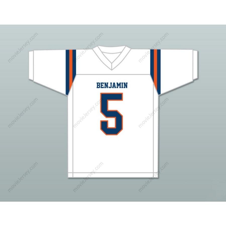 CUSTOM ANY Name Number KAIIR ELAM 5 THE BENJAMIN SCHOOL BUCCANEERS Football Jersey Top Stitched S-6XL