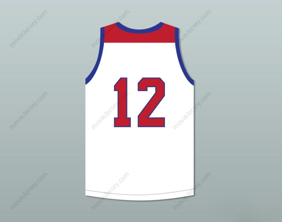 CUSTOM ANY Name Number ZION WILLIAMSON 12  DAY SCHOOL GRIFFINS WHITE BASKETBALL JERSEY 3 Top Stitched S-6XL