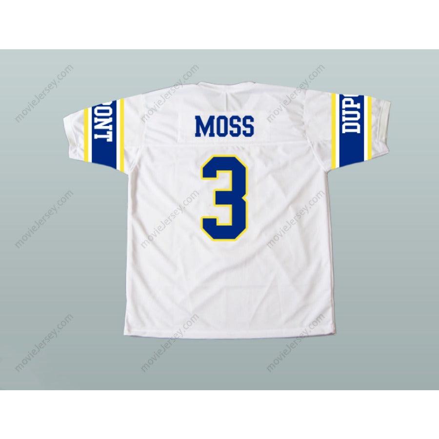CUSTOM ANY Name Number RANDY 3 MOSS DUPONT PANTHERS HIGH SCHOOL FOOTBALL JERSEY Top Stitched S-6XL