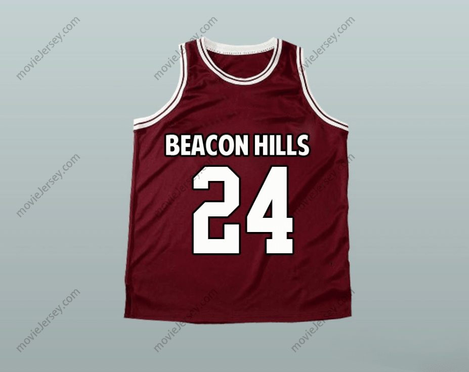 CUSTOM ANY Name Number STILES STILINSKI 24 BEACON HILLS BASKETBALL JERSEY TEEN WOLF Top Stitched S-6XL