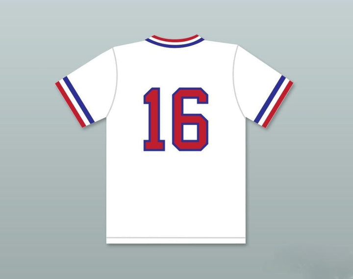 Custom Any Name Number KEVIN COSTNER CRASH DAVIS 16 TOURISTS BASEBALL JERSEY BULL  Top Stitched S-6XL